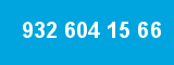 932 604 15 66